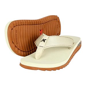 Chinelo Kenner Kivah Nylon Collab FBC Masculino Branco