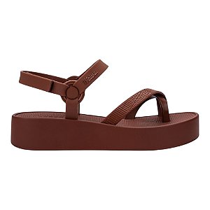 Sandália Melissa Sun Leblon Chinelo Feminino Marrom