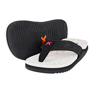 Chinelo Kenner Nk6 Kids Vasco da Gama Elastico Branco