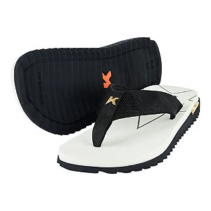 Chinelo Kenner Collab Kivah Line Branco Masculino