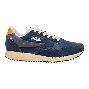 Tênis Fila Euro Jogger Vintage Azul Marinho Masculino
