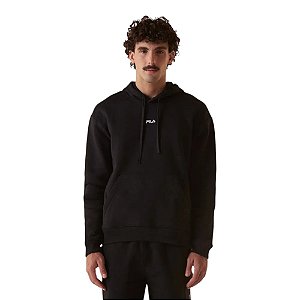 Moletom Fila Com Capuz Classic Winter Masculino Preto
