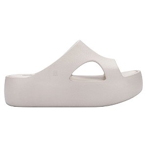 Chinelo Melissa Tamanco Free Cut Out Platform Feminino Bege