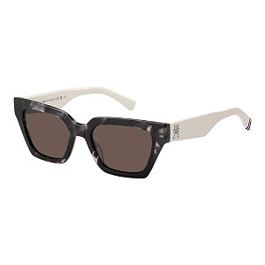 Óculos Tommy Hilfiger 2101S Preto e Bege Feminino