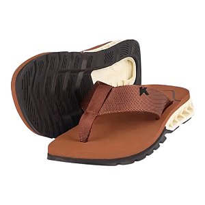 Chinelo Kenner Rakka Marrom e Preto Masculino