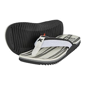 Chinelo Kenner Collab Botafogo Nk6 Pro Preto e Branco