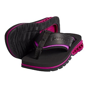 Chinelo Kenner Rakka Sport Masculino Preto e Rosa