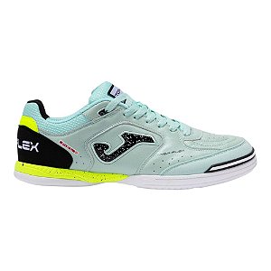 Chuteira Futsal Joma Indoor Top Flex Turquoise Verde