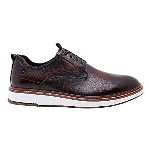 Sapato Social Democrata Clark Pulse Mogno Masculino