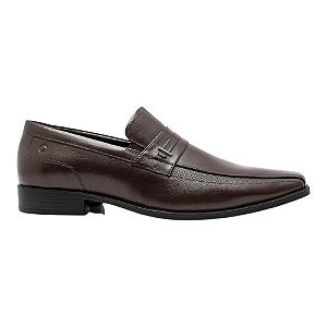 Sapato Social Democrata Unique Marrom Masculino