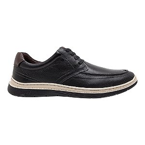 Sapato Social Democrata Easy Leave Preto Masculino