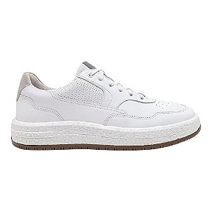 Tênis Sapatênis Democrata Denim Drake Branco Masculino