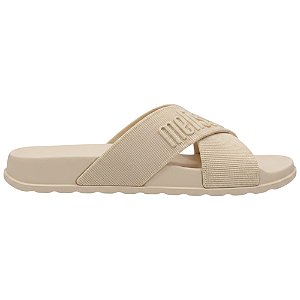 Chinelo Melissa Cozy Slide Bege Feminino
