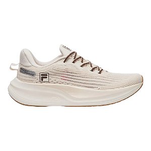 Tênis Fila Racer Speedzone Bege e Marrom Feminino