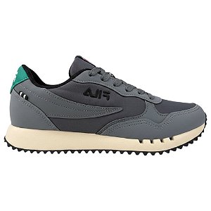 Tênis Fila Euro Jogger Vintage Cinza Escuro Masculino