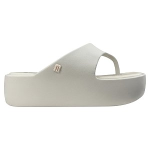 Chinelo Melissa Free Plataforma Off White Feminino