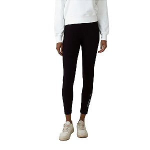 Calça Legging Fila Basic Outline Feminina Preto