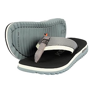 Chinelo Kenner Kivah Line Colors Cinza e Preto Masculino