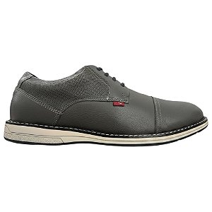 Sapato Social Ferracini Kingston Cinza Escuro Masculino