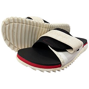 Chinelo Kenner Collab SPFC Kivah Slide Preto Masculino