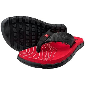 Chinelo Kenner Megah Collab Flamengo Masculino Vermelho