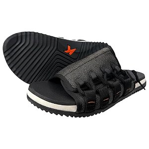 Chinelo Kenner Hook Cordura Cinza Escuro e Preto Masculino