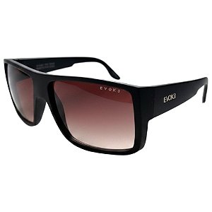 Óculos de Sol Evoke Code BRA12 Matte Black Brown Gradient