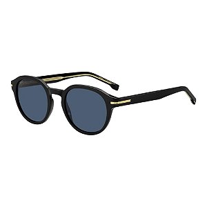 Óculos de Sol Boss 1721S Preto e Dourado Masculino