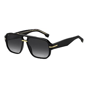 Óculos de Sol Boss 1718S Preto e Dourado Masculino