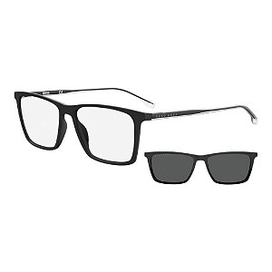 Óculos de Sol Boss 1151/CS Clip-on Preto e Cinza Masculino