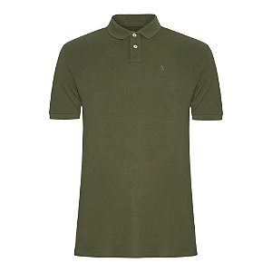 Camisa Polo Foxton Piquet Basica Rio Verde Escuro Masculino