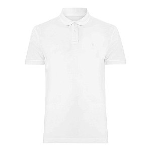 Camisa Polo Foxton Piquet Basica Rio Masculino Branco