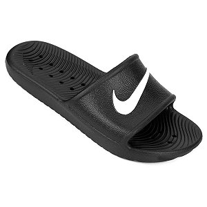 Chinelo Nike Slide Kawa Shower Preto/Branco