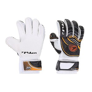 Luva Goleiro Poker Deep 8 Semi-Pro Preto/Laranja