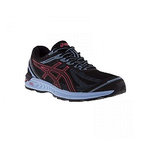 Tênis Asics Gel Sileo Preto/Azul/Rosa