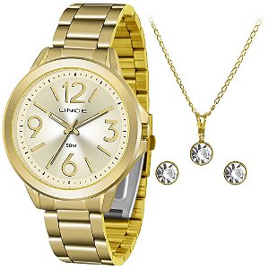 Relógio Lince Feminino Urban Dourado LRGH089LKV50C2KX