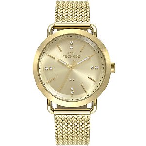Relógio Technos Feminino Fashion Style Dourado 2036MMC4X