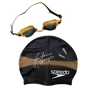 Óculos Natação Speedo Swim Kit 3.0 Dourado