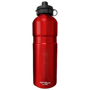 Squeeze Garrafa Poker Aluminio 750ml Vermelho