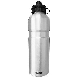 Squeeze Garrafa Poker Aluminio 750ml Cinza