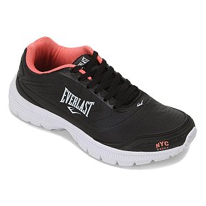 Tenis Everlast Berlin Preto/Branco Feminino