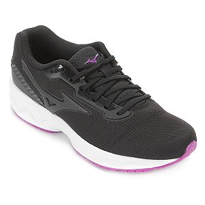 Tenis Mizuno Space Preto/Roxo Feminino