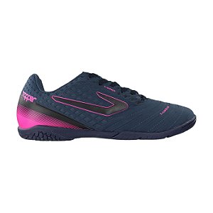 Chuteira Futsal Topper Drible Iii Masculina Marinho/Preto/Pink