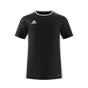 Camiseta Adidas Entrada 18 Preta Masculino