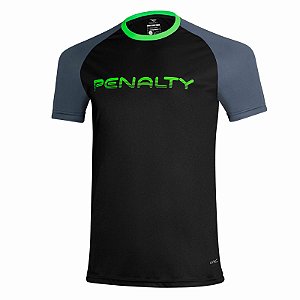Camiseta Penalty Gradiente X Preto/Verde Masculino