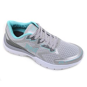 Tenis Everlast Movement Cinza/Azul Claro Feminino