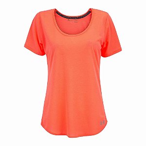 Camiseta Under Armour Streaker 1.0 Laranja Feminino