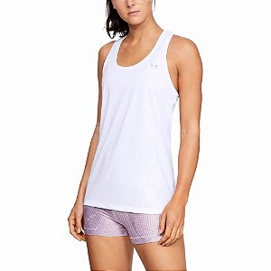 Regata Under Armour Tech Tank Branco Feminino