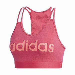 Top Adidas Leve Suporte Bt Rosa Feminino