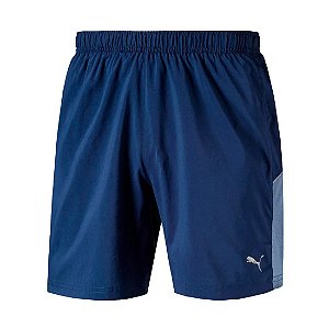 Shorts Puma Core Run 7 Azul Marinho Masculino
